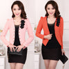 Women Blazers V Neck Paillette Casual Woman Blazer and Jackets Plus Size 4XL 5XL Female Cardigans Coats Casacas Jaqueta Feminina