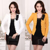 Women Blazers V Neck Paillette Casual Woman Blazer and Jackets Plus Size 4XL 5XL Female Cardigans Coats Casacas Jaqueta Feminina