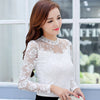 Women Blouse Shirts New Sexy Fashion Women Lace Long Sleeve Turtleneck Blouses Female Spring Pullover Blusas Tops Plus size 5XL