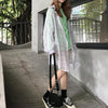 Women Blouses Plaid Sunscreen Shirt Hooded Bat Sleeve Women Shirts Single Breasted Loose Long Cardigan All Match Summer Tops New