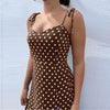 Women Bohemian Print Hem Split Fork Sleeveless Dresses A-line V-neck Elegant Summer Dress Backless Generous Camisole Vestidos
