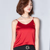 Women Camis Silk Halter Top Women Camisole 2022 Summer Style Sexy Sleeveless Vest Slim White Crop Top Roupas Femininas XXL
