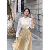 Women Casual Blazer Skirt Suits 2 Piece Sets Blazers And Skirts Female Elegant Solid Two Pieces Suit Set Clothes Autumn 2023