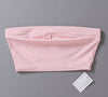Women Casual Tube Tops Cropped Tops Pure Color Tube 8 Colors
