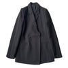 Women Classic Silhouette OL Blazer Coat Ladies Elegant Double-breasted Suit Jacket Female Outwear Tops