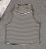 Women Classic Street Style Slim Fit Tube Top Casual brand designer Turtle neck sleeveless Short Tank Crop tops