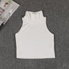 Women Classic Street Style Slim Fit Tube Top Casual brand designer Turtle neck sleeveless Short Tank Crop tops