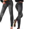 Women Classic Stretchy Slim Leggings Sexy Denim Pants Jeggins Skinny Embroidery Butterfly/Stars Casual Pencil Pants