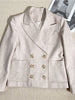 Women Coat 2023 Spring Solid Color Cotton and Linen Lapel Long-sleeved Jacket Women Casual Suit Jacket