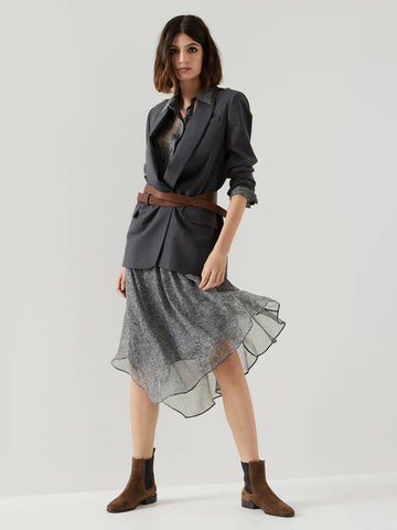 Women Coat 2023 Spring and Summer Solid Color Long-sleeved Lapel Suit Women Loose Casual Jacket