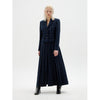 Women Coat Fall/Winter 2023 Women Lapel Single-breasted Plaid Suit Suit Long Skirt Set