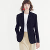 Women Coat Spring 2023 Black Wool Blazer Women Single Breasted Slim Fit Women Casual Coat Blazer