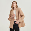 Women Coat Tassel Long Blazer Woman Navy Blue Pants Cn(origin)vest Offici De(origin) Vinylon Paint Splash Poncho Es(origin)silk
