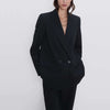 Women Coat Tassel Long Blazer Woman Navy Blue Pants Cn(origin)vest Offici De(origin) Vinylon Paint Splash Poncho Es(origin)silk