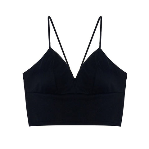 Women Corset Busty Chest Tank Top 2022 Summer Women Short Bralette Low Cut Tanks Top Bandage Camis