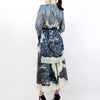 Women Cotton Skirt Suit 2022 Spring Summer Female Two Piece Set Print Blouse Shirt Skirt All Match Belt Fairy New