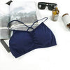 Women Crop Tops Camisole Camis Solid Colors Bralette Underwear Strappy Padded Bra Tops Cotton Vest Tank Top