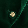 Women Dark Green Velvet Blazer Jacket Elegant Coat Female Slim Fit Office Lady Solid Long Sleeve Single Button Tops Fall Winter
