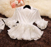 Women Deep V-neck Ruffles Shirts Spring Autumn Lace Up Chiffon Blouses Ladies Pleated Tops Elegant Office Blusas