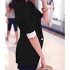 Women Elegant Blazer Black Blue Outerwear Casual Long Sleeve Lapel Collar Pocket Slim Female Coat Spring Office Lady Fashion