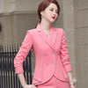 Women Elegant High End Jacket Long Sleeve Blazer Work Wear Keep Slim Office Lady Formal Coat Outwear Double Breasted