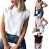 Women Elegant Sleeveless Blouse Shirt 2023 Summer Casual O Neck Pullover Blusa Office Lady Streetwear Tops Blouses