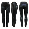 Women Fashion Faux Leather Leggings Autumn Winter Skinny Long Pants Stretch Slim Casual Pleather Trousers Ladies Push Up Pants