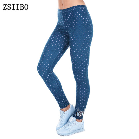 Women Fashion Legging Aztec Round Ombre Printing leggins Slim High Waist Leggings Woman Pants