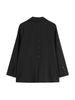 Women Office Wear Double-breasted Black Blazer Coat Vintage Long Sleeve Suit Jacket Pockets Female Outerwear Chic Tops