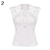 Women Fashion Sleeveless Hollow Lace Vest Tank Top Halter Backless Casual Camisole