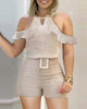 Women Sleeveless Plain Crop Top Sexy High Waist Skinny Bodycon Long Trousers Two Pieces Suit Flare Pants Set With Belt