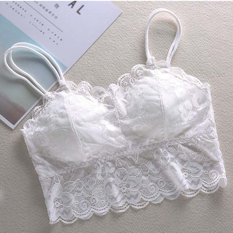 Women Fashion Summer Backless Vest Top Casual Lace Floral Sleeveless Black Tank Tops Sexy Crop Top Crochet Overall Slip Lingerie
