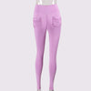 Women Fitness Push Up Leggings High Waist Elastic Workout Legging Pants 2022 Fashion Female Grey Pocket Leggings Plus Size Femme