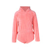 Women Flannel 2 Pcs Cute Plush Outfits Sets Winter Warm Meow Letter Print Long Sleeve Hooded Pullover Shorts Clothes Set