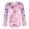 Women Floral Print Chiffon Blouse Autumn Long Sleeve Losse Shirt Female buttons Blouses Plus Size