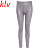 Women Girl Faux Leather Snakeskin Stretchy Pencil Pants Jegging Leggings