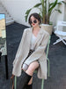 Women Gray Oversized Blazer Lapel Long Sleeve Loose Fit  Jacket Tide Spring Autumn 2023 High-quality Temperament Y2k
