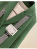 Women Green Oversized Casual Blazer Lapel Long Sleeve Loose Fit Jacket Tide Spring Autumn 2023 + Ribbon Decorate Y2k