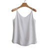 Women Halter Top Chiffon Tanks Camis Tops Sleeveless Vest V Neck Blouse Summer Debardeur Fem Tank Tops Clothes Ladies Tataria