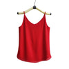 Women Halter Top Chiffon Tanks Camis Tops Sleeveless Vest V Neck Blouse Summer Debardeur Fem Tank Tops Clothes Ladies Tataria
