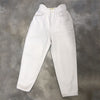 Women Harem Jeans Pants High Waist Loose White Denim Jeans Female Buttons Trousers Spring Streetwear Pantalon 10822