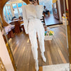 Women Harem Jeans Pants High Waist Loose White Denim Jeans Female Buttons Trousers Spring Streetwear Pantalon 10822