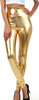 Women High Elastic Thin Faux Leather Leggings Large Size Xl-5XL Imitation Leather Pants Skinny Shiny Black Plus Leggings