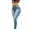 Women High Stretch Skinny Denim Jeans Cropped Pencil Pants Washed High Waist Demin Jeggings Ladies Spring Autumn Trousers Jeans