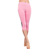 Women High Waist Capri Casual Pants Leggings Fitness Trousers US YRD