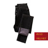 Women High Waist Casual Mom Jeans Tassel Breasted Skinny Pencil Pants Vintage Stretch Black Gray Denim Pants No Velvet & Velvet