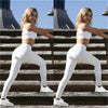 Women High Waist Elasticity Black Leggings Breathable Shine White Pants Female Winter Warm Joggers Workout Sporting Leggings