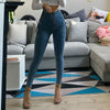 Women High Waist Jeans Woman Sexy Black Blue Elastic Skinny Pencil Pants Female Multi-size Zipper Wash Denim Trousers Girl