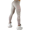 Women High Waist Letter Print Leggings Fitness Pants Trouser Ropa Deporte Mujer f3
