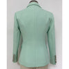 Women High-end Jacket Style Temperament Long-sleeved Slim Ladies Blazer for Autumn and Winter Classic Small Suit Mint Green